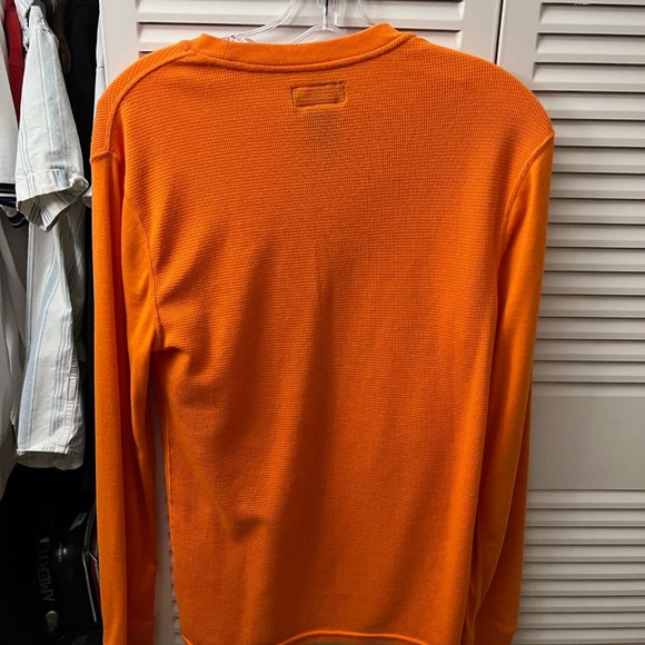 Polo Bear orange waffle-knit thermal size small - Picture 3 of 3
